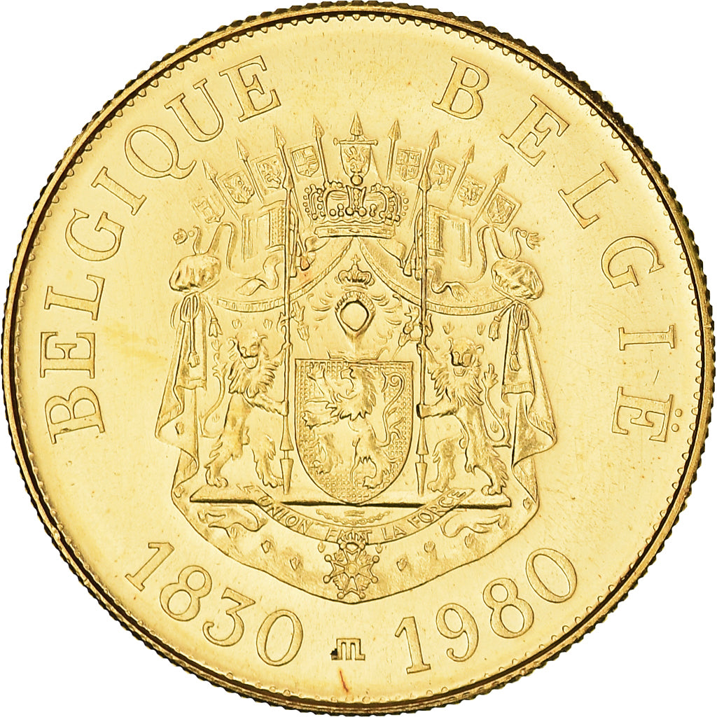 Belgium, Medal, Le roi Baudouin Ier, 1980, MS(65-70), Gold