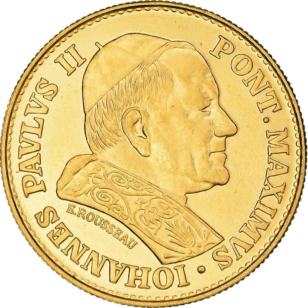 France, Medal, Jean-Paul II à Lisieux, Module de 20 Francs, Religions &