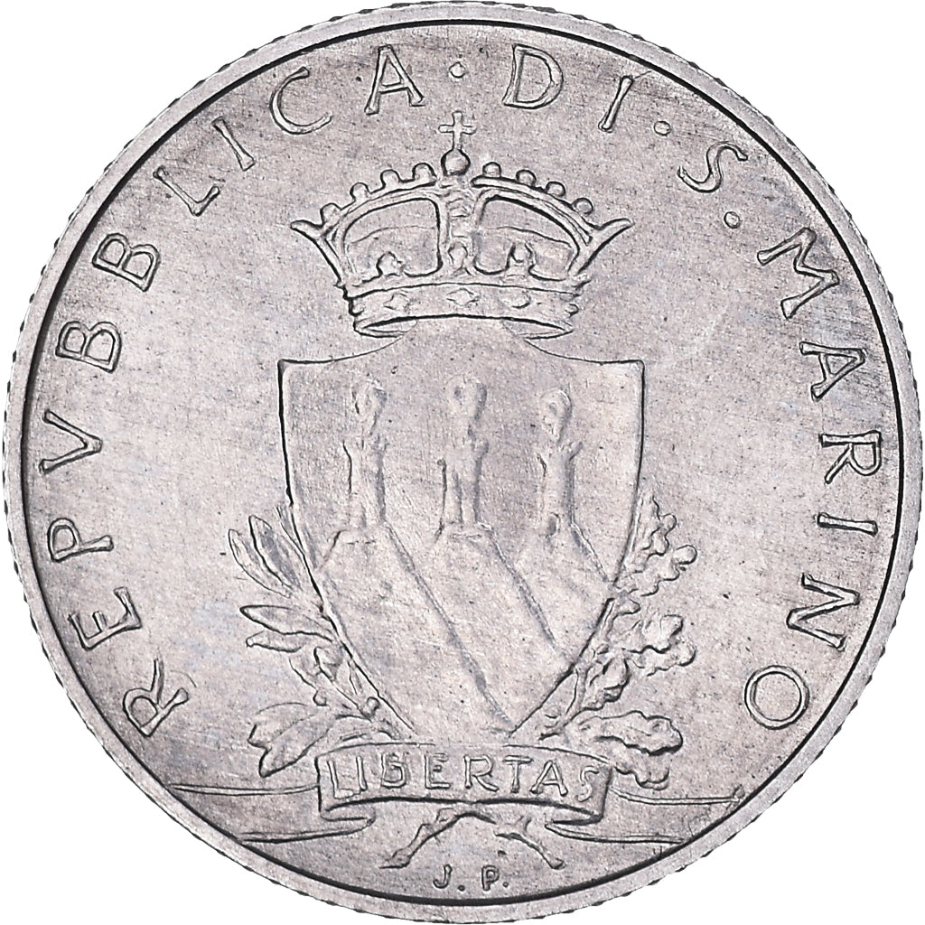 Coin, San Marino, 2 Lire, 1979, Rome, MS(60-62), Aluminum, KM:90