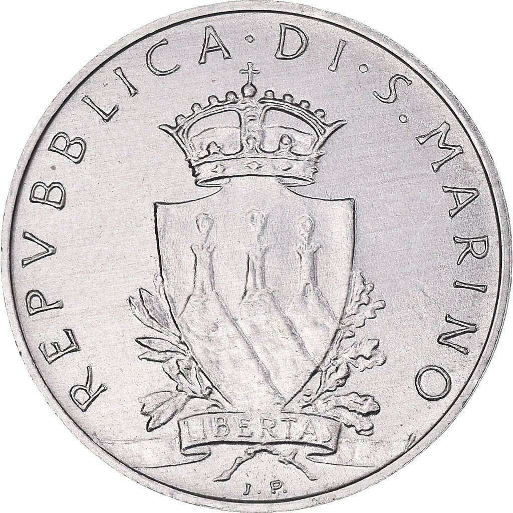 Coin, San Marino, 10 Lire, 1979, Rome, MS(60-62), Aluminum, KM:92