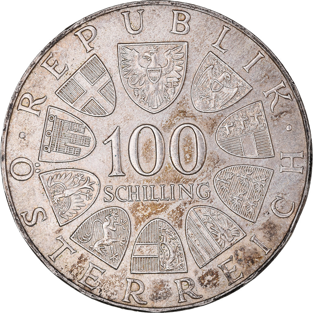 Moneta, Austria, 100 Schilling, 1976, BB, Argento, KM:2929
