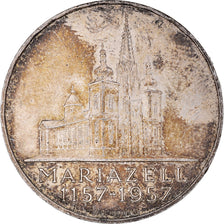 Moneda, Austria, 25 Schilling, 1957, BC+, Plata, KM:2883