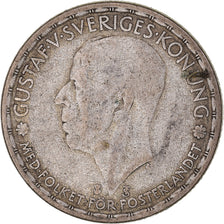 Coin, Sweden, Gustaf V, Krona, 1946, VF(30-35), Silver, KM:814