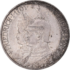 Munten, Duitse staten, PRUSSIA, Wilhelm II, 2 Mark, 1901, Berlin, ZF+, Zilver