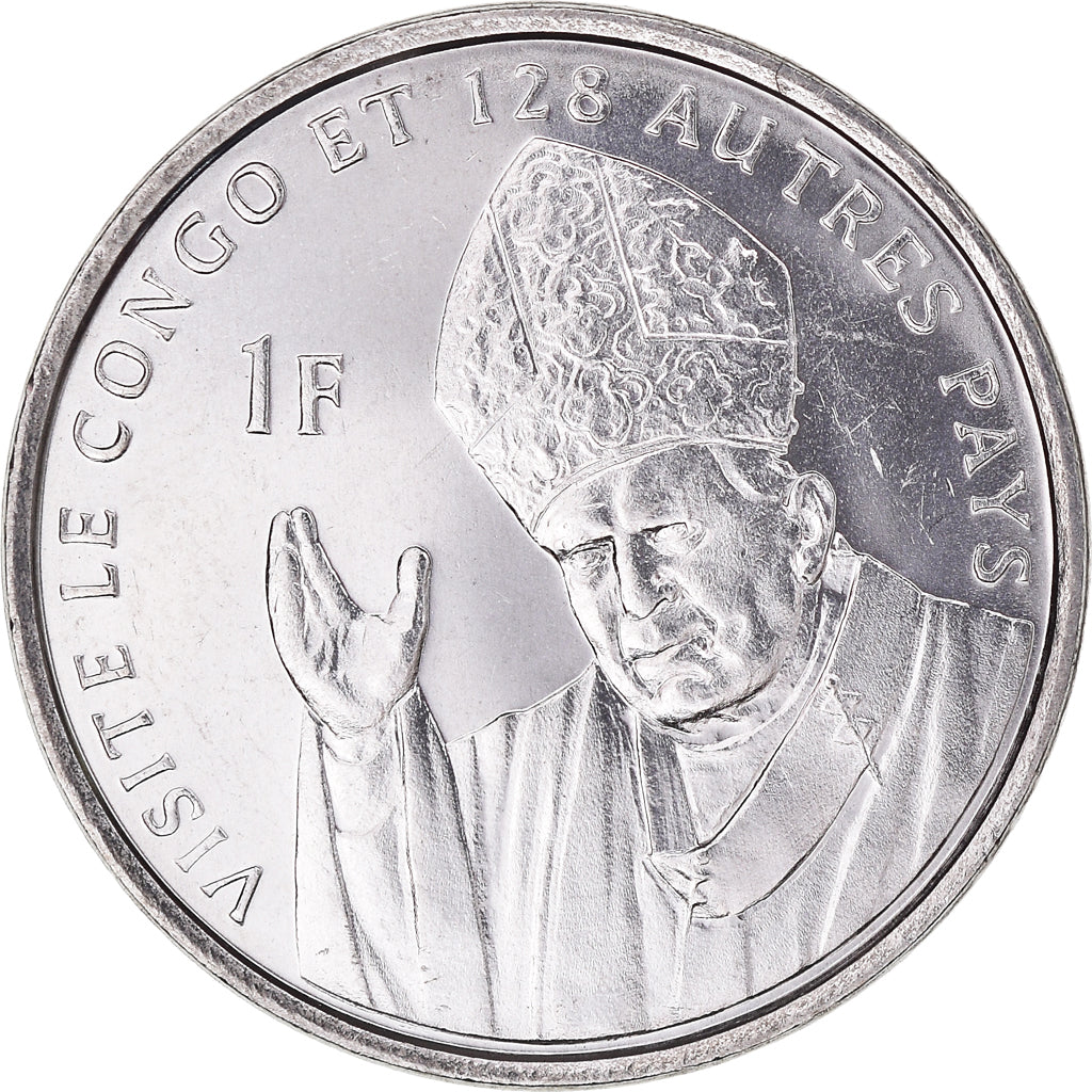 Coin, CONGO, DEMOCRATIC REPUBLIC, Franc, 2004, MS(60-62), Nickel Clad Steel