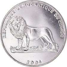 Coin, CONGO, DEMOCRATIC REPUBLIC, Franc, 2004, MS(60-62), Nickel Clad Steel
