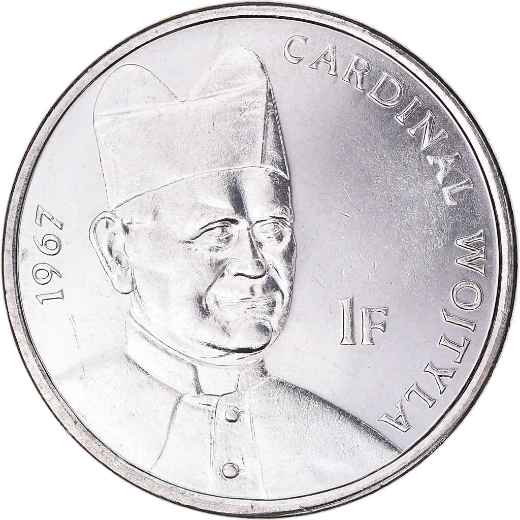 Coin, CONGO, DEMOCRATIC REPUBLIC, Franc, 2004, MS(60-62), Nickel Clad Steel