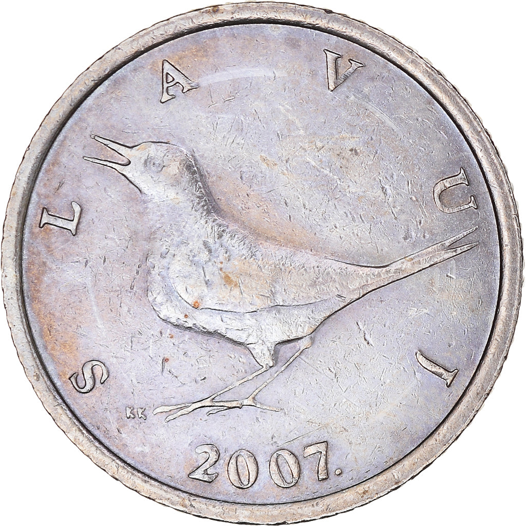 Coin, Croatia, Kuna, 2007, EF(40-45), Copper-Nickel-Zinc