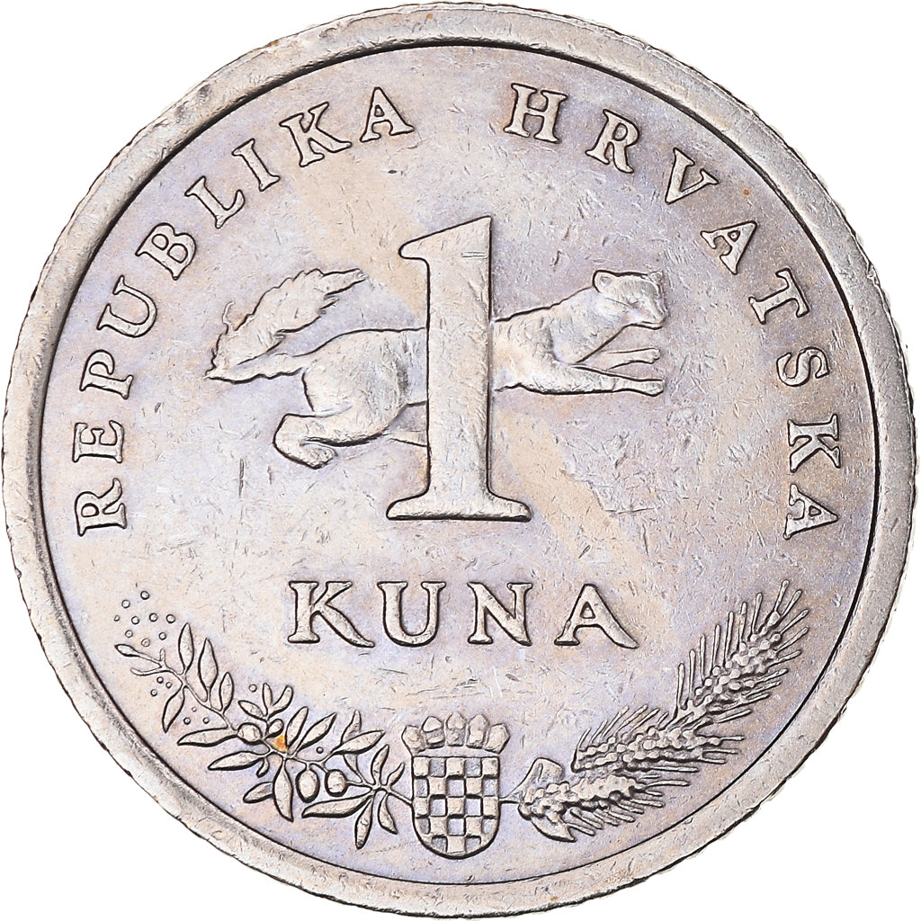 Coin, Croatia, Kuna, 2007, EF(40-45), Copper-Nickel-Zinc