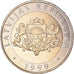 Moneda, Letonia, 2 Lati, 1999, SC, Bimetálico, KM:38