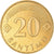 Monnaie, Lettonie, 20 Santimu, 1992, SPL, Nickel-Cuivre, KM:22.1