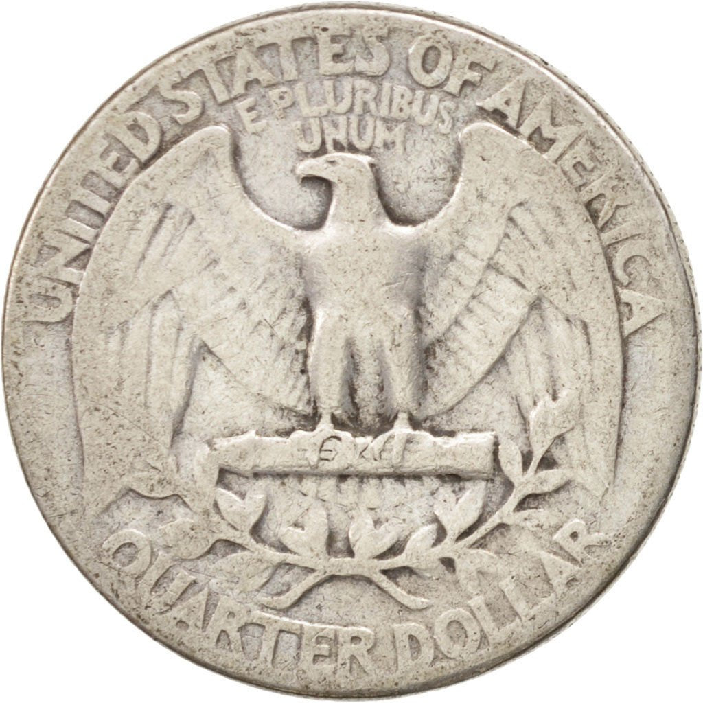 United States, Washington Quarter, 1942, Philadelphia, KM:164, TB