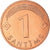 Moneda, Letonia, Santims, 2003, SC+, Cobre recubierto de acero, KM:15