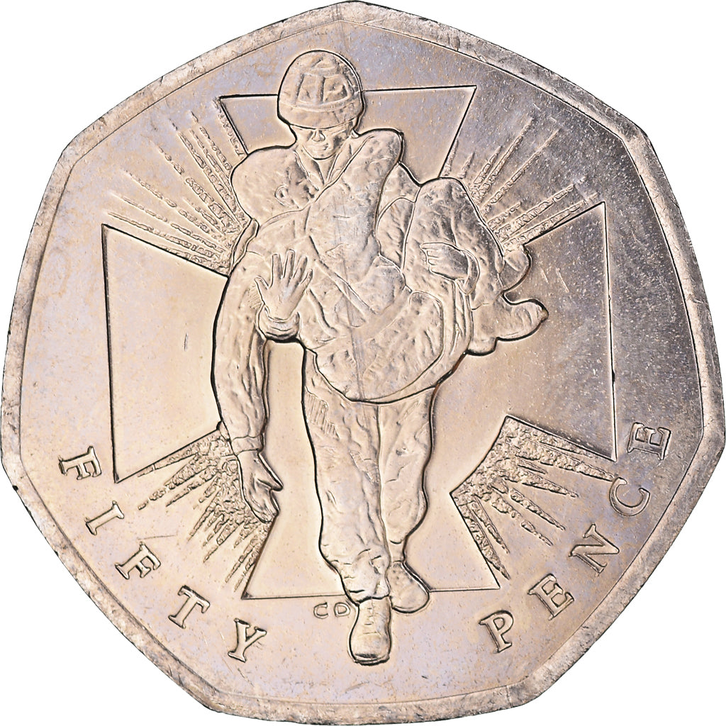 Moneta, Gran Bretagna, Elizabeth II, 50 Pence, 2006, SPL-, Rame-nichel, KM:991