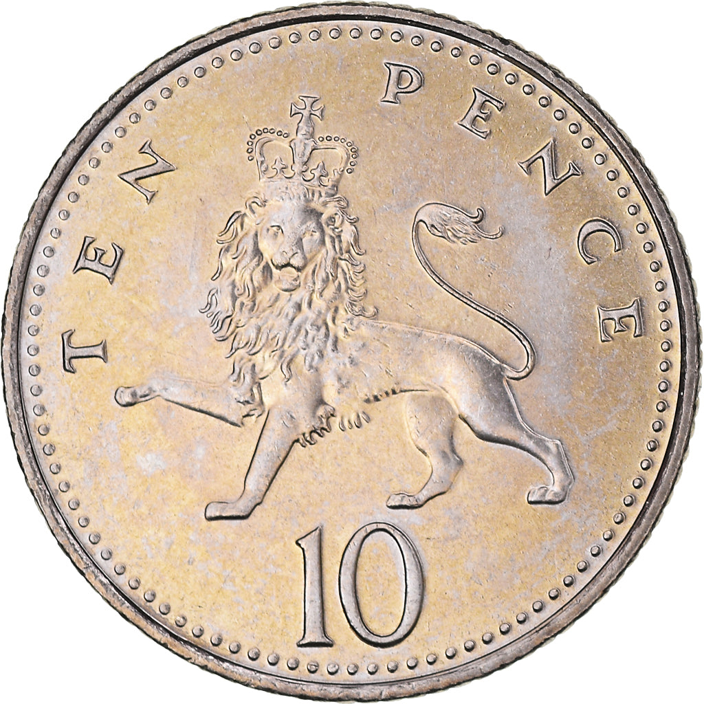 Coin, Great Britain, Elizabeth II, 10 Pence, 2004, MS(64), Copper-nickel, KM:989