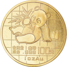 Moeda, CHINA, REPÚBLICA POPULAR DA, Panda, 100 Yüan, 1989, 1 Oz, MS(65-70)