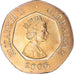 Moneda, Gibraltar, Elizabeth II, 20 Pence, 2006, Pobjoy Mint, SC+, Cobre -