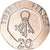 Moneda, Gibraltar, Elizabeth II, 20 Pence, 2006, Pobjoy Mint, SC+, Cobre -