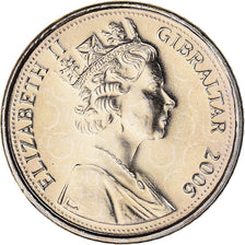 Moneda, Gibraltar, Elizabeth II, 5 Pence, 2006, Pobjoy Mint, SC, Cobre -