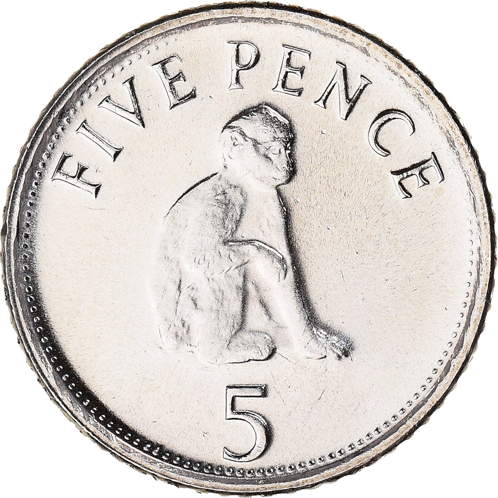 Monnaie, Gibraltar, Elizabeth II, 5 Pence, 2006, Pobjoy Mint, SPL, Cupro-nickel