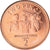 Moeda, Gibraltar, Elizabeth II, 2 Pence, 2006, Pobjoy Mint, MS(63), Aço Cromado