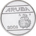 Coin, Aruba, Beatrix, 25 Cents, 2006, Utrecht, MS(60-62), Nickel Bonded Steel
