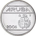 Coin, Aruba, Beatrix, 10 Cents, 2006, Utrecht, MS(63), Nickel Bonded Steel, KM:2