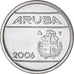 Moeda, Aruba, Beatrix, 5 Cents, 2006, Utrecht, MS(63), Aço Ligado a Níquel