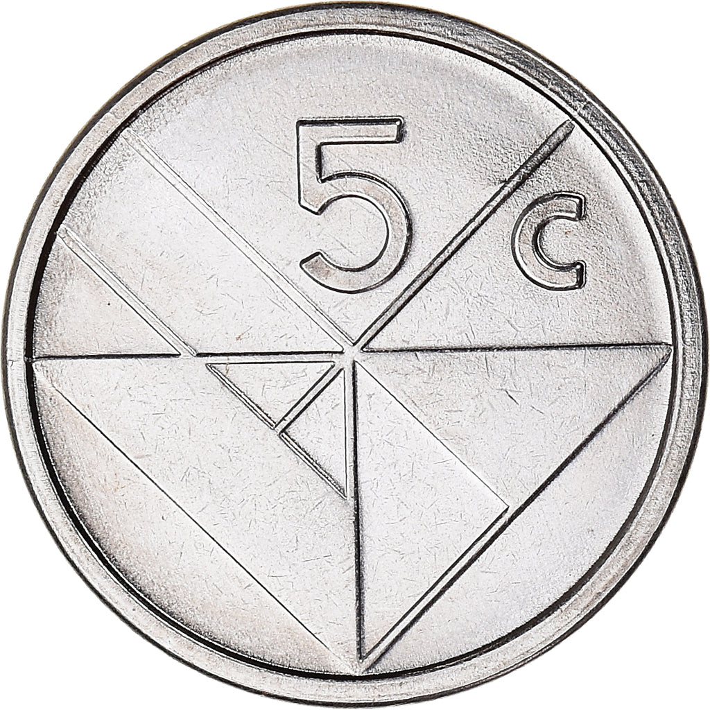 Monnaie, Aruba, Beatrix, 5 Cents, 2006, Utrecht, SPL, Nickel Bonded Steel, KM:1