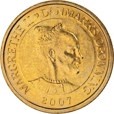 Coin, Denmark, Margrethe II, 20 Kroner, 2007, Copenhagen, MS(63)