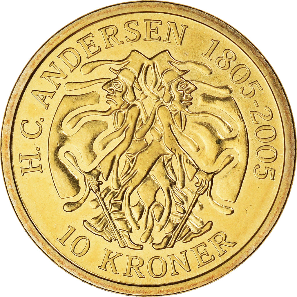 Coin, Denmark, Margrethe II, 10 Kroner, 2006, Copenhagen, MS(63)