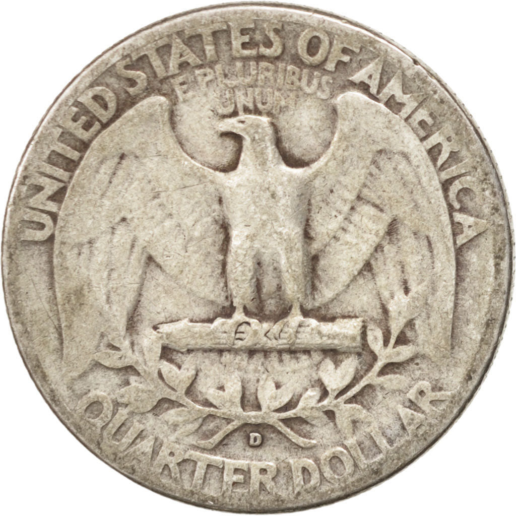 United States, Washington Quarter, 1945, Denver, KM:164, VF(20-25)