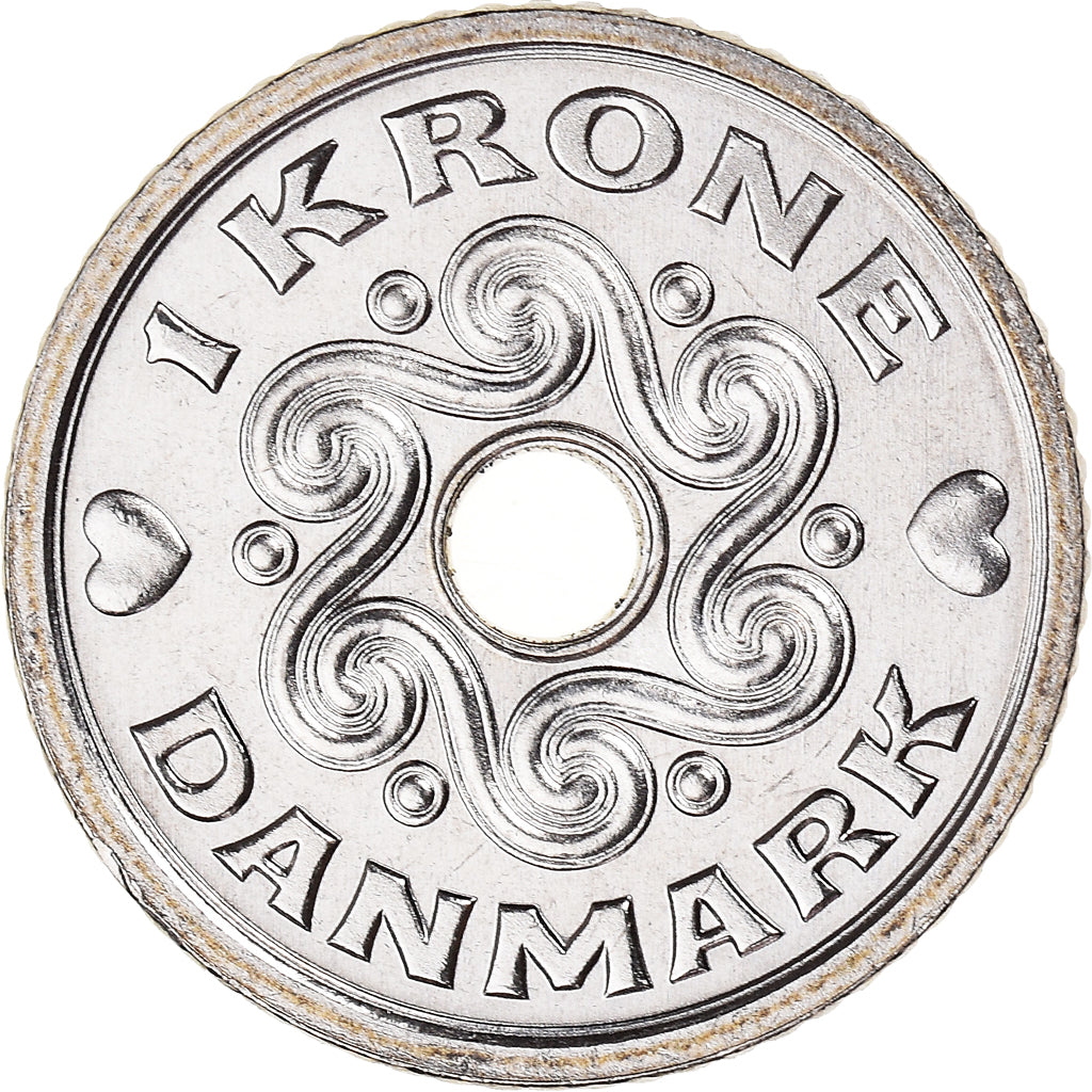 Coin, Denmark, Margrethe II, Krone, 2006, Brondby, MS(64), Copper-nickel