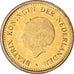 Coin, Netherlands Antilles, Beatrix, Gulden, 2004, MS(63), Aureate Steel, KM:37