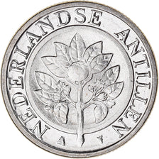 Moneta, Antille olandesi, Beatrix, 25 Cents, 2004, SPL, Acciaio lega nichel