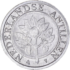 Coin, Netherlands Antilles, Beatrix, 5 Cents, 2004, MS(60-62), Aluminum, KM:33