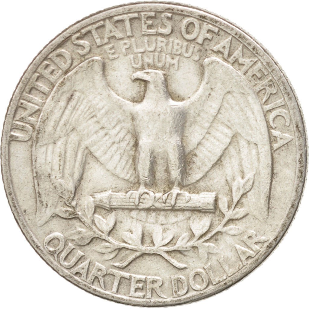 United States, Washington Quarter, 1945, Philadelphia, KM:164, TTB+