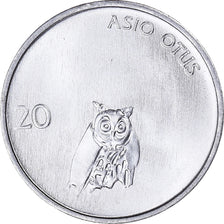 Coin, Slovenia, 20 Stotinov, 1992, MS(65-70), Aluminum, KM:8