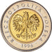 Moneta, Polonia, 5 Zlotych, 1996, Warsaw, SPL, Bi-metallico, KM:284