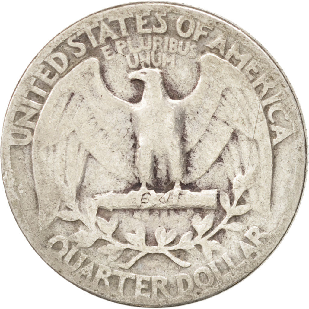 United States, Washington Quarter, 1947, Philadelphia, KM:164, TB+