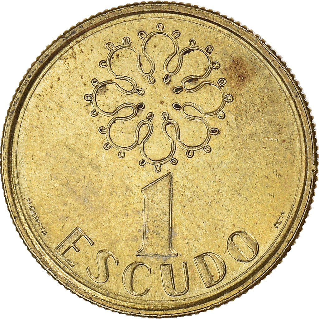 Coin, Portugal, Escudo, 1989, AU(50-53), Copper-nickel