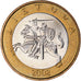 Coin, Lithuania, 2 Litai, 2002, MS(60-62), Bi-Metallic, KM:112