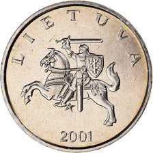 Coin, Lithuania, Litas, 2001, MS(64), Copper-nickel, KM:111