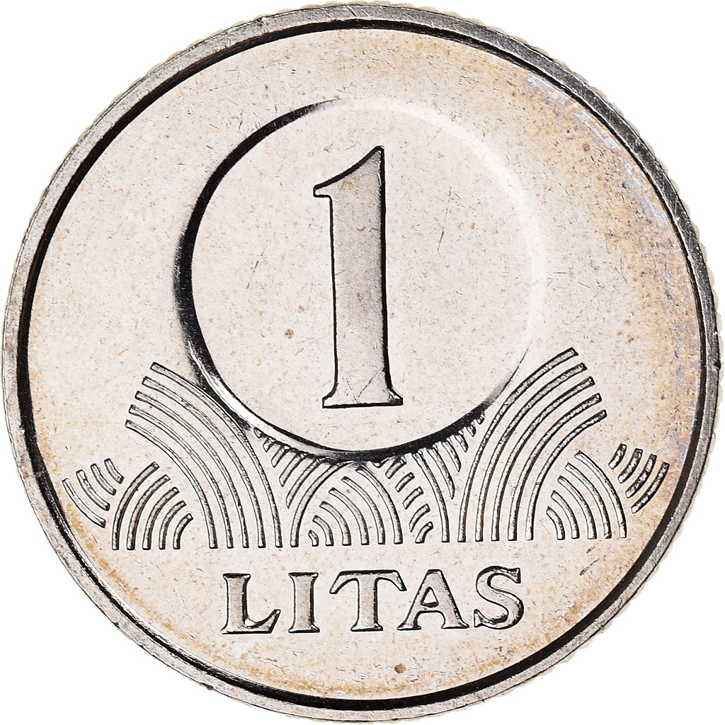 Coin, Lithuania, Litas, 2001, MS(64), Copper-nickel, KM:111