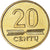 Münze, Lithuania, 20 Centu, 1997, VZ+, Nickel-brass, KM:107
