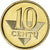 Moneta, Litwa, 10 Centu, 1999, MS(63), Mosiądz niklowy