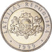 Coin, Latvia, 2 Lati, 1999, MS(60-62), Bi-Metallic, KM:38