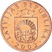 Coin, Latvia, Santims, 2003, AU(55-58), Copper Clad Steel, KM:15