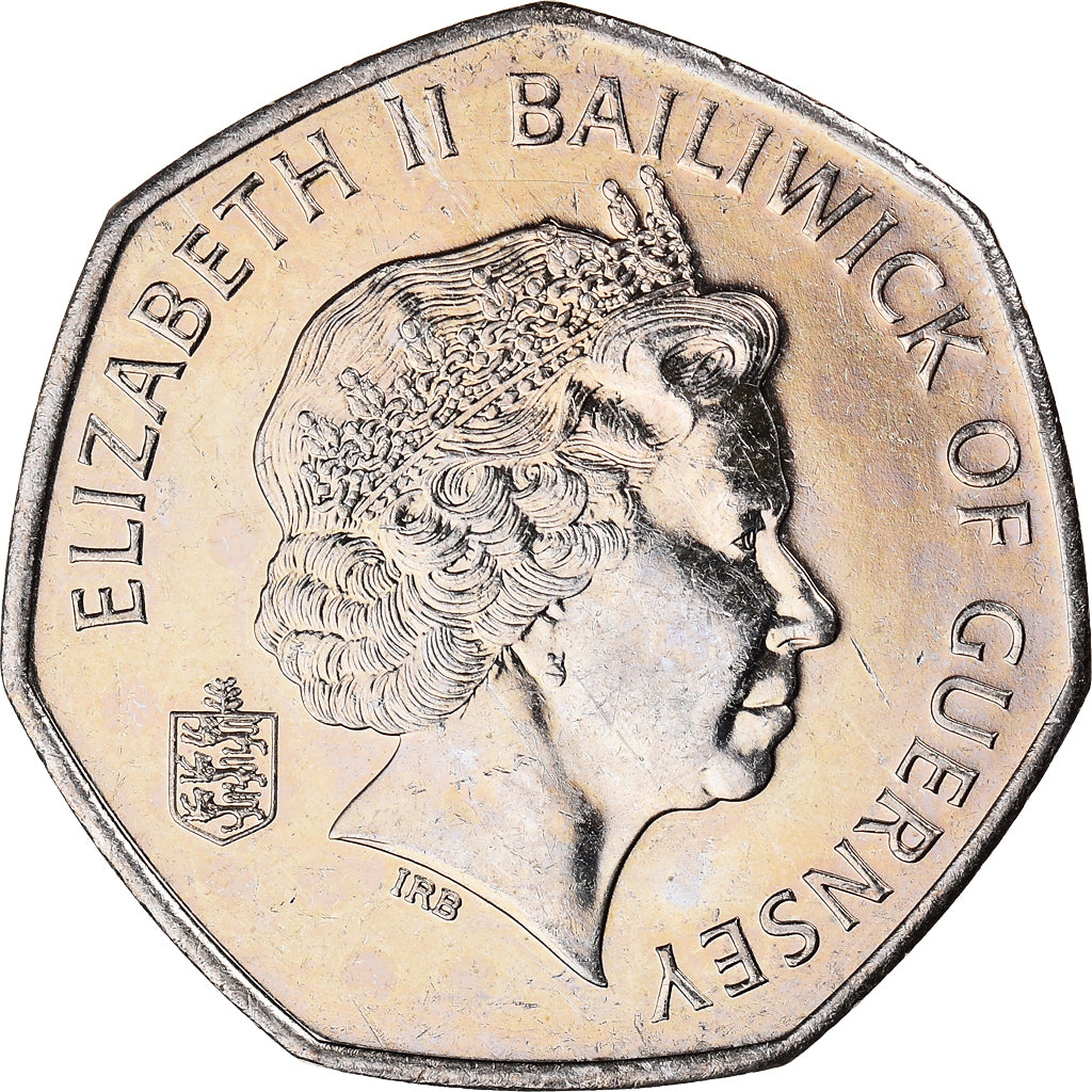 Monnaie, Guernesey, Elizabeth II, 50 Pence, 2006, British Royal Mint, SUP