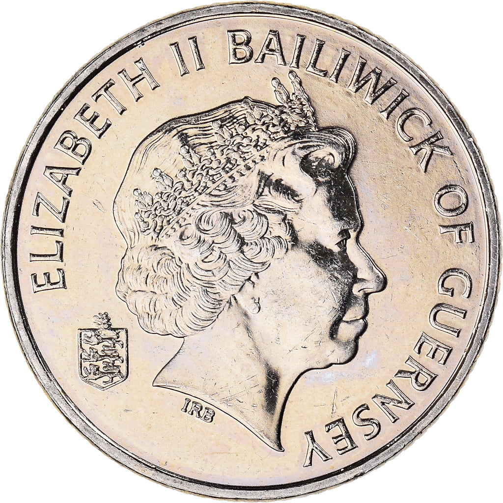 Coin, Guernsey, Elizabeth II, 10 Pence, 2006, British Royal Mint, MS(60-62)